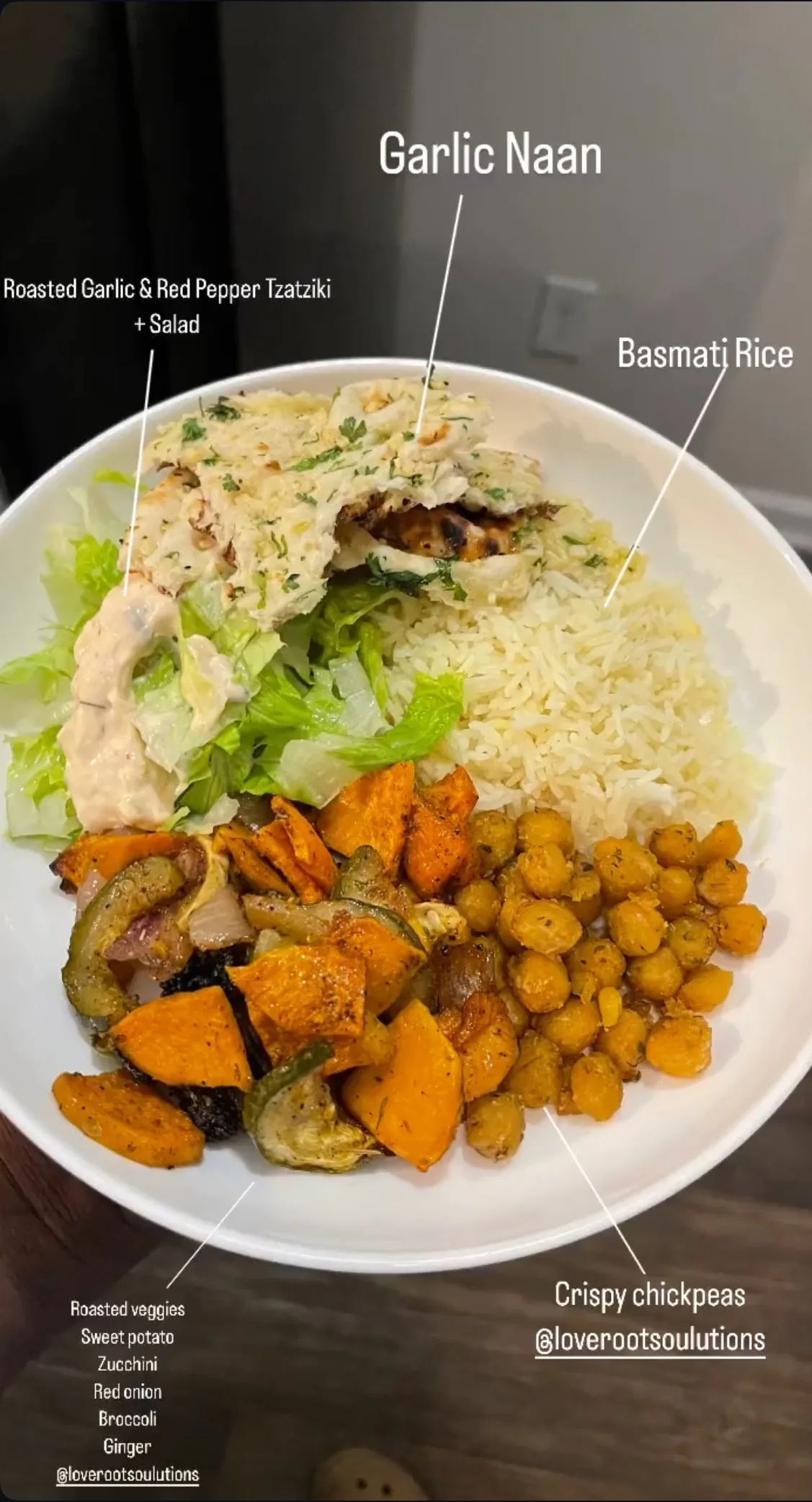 Naan Bowl w/ Crispy Chickpeas